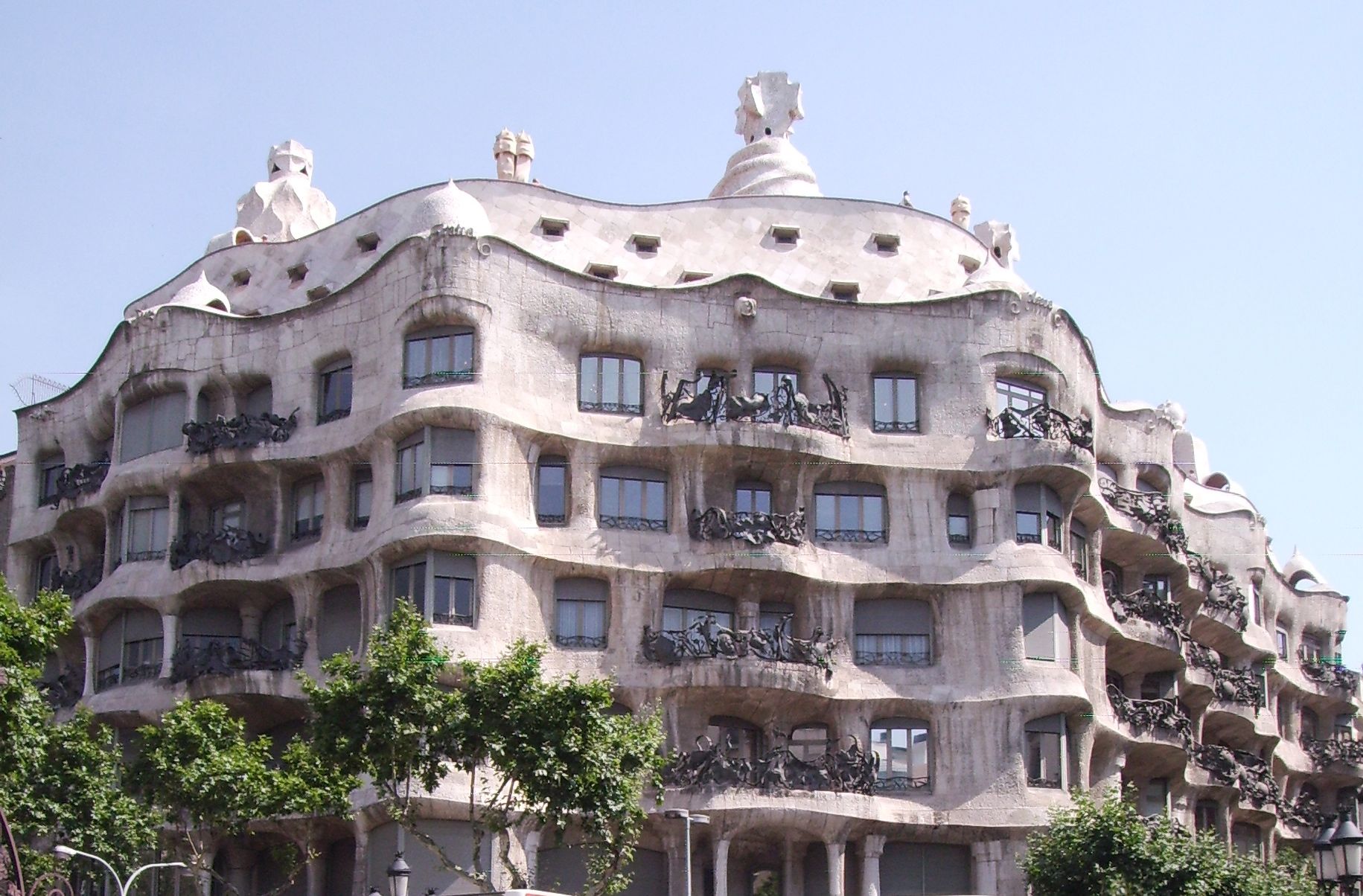 Die Casa Milà in Barcelona