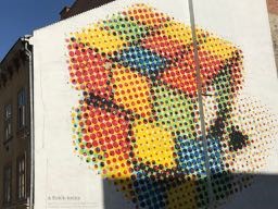Rubik - Wandmalerei